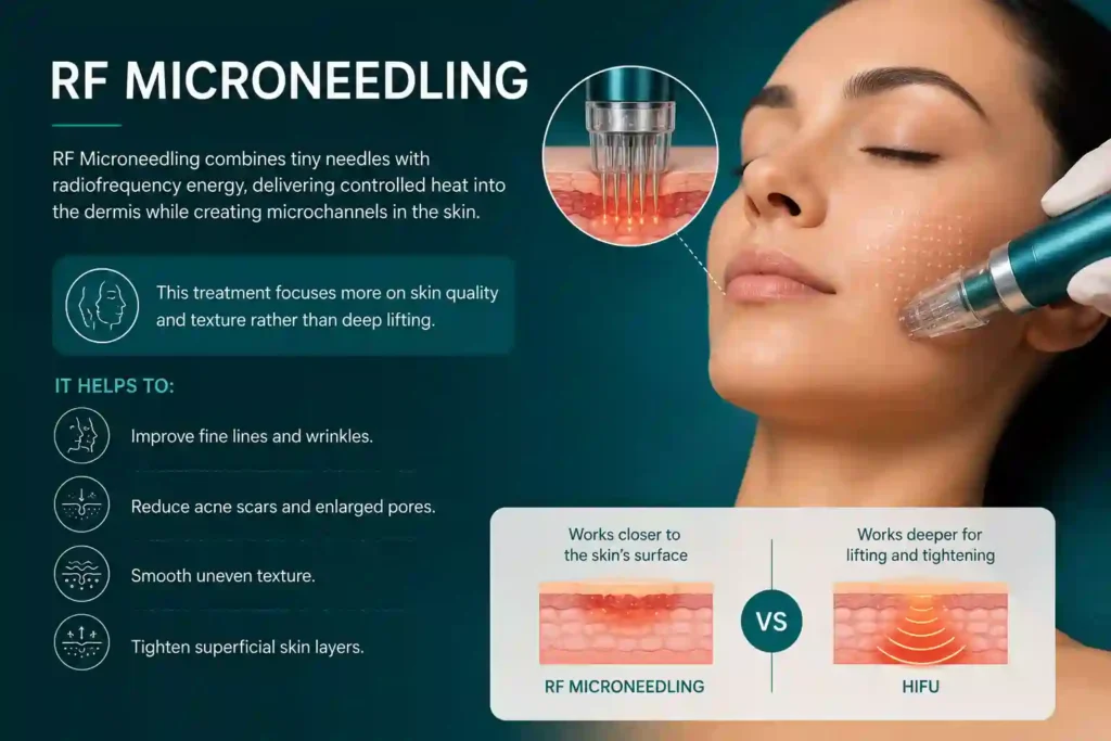 What Does RF Microneedling Do That HIFU Alone Cannot Cambridge