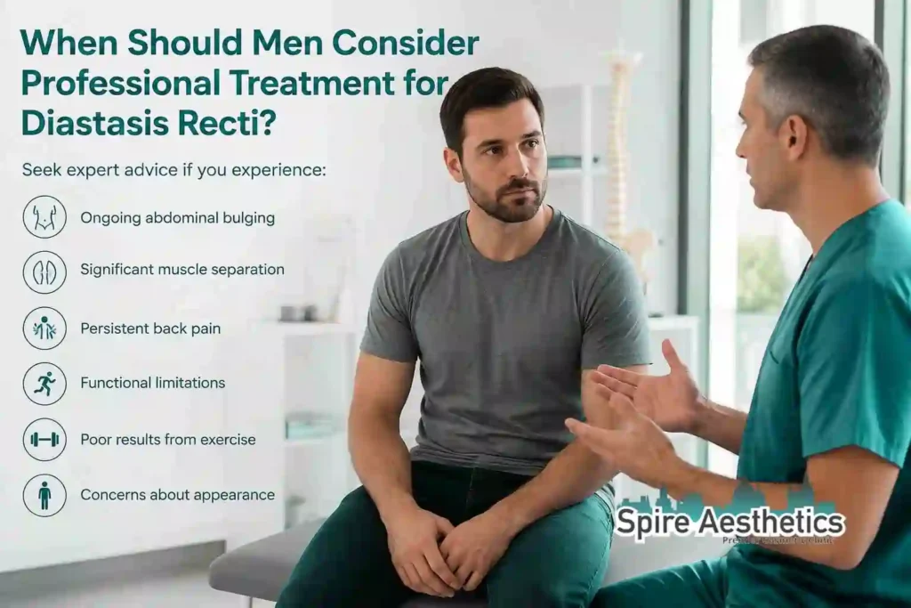When Should Men Consider Professional Treatment for Diastasis Recti Cambridge?