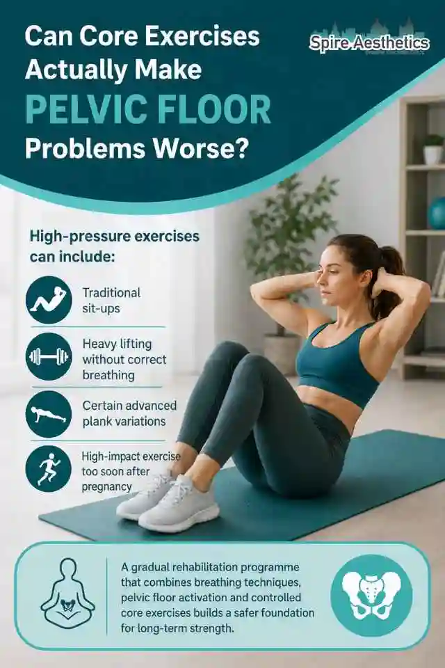 Can Strengthening Your Core Alone Actually Make Pelvic Floor Problems Worse Cambridge?